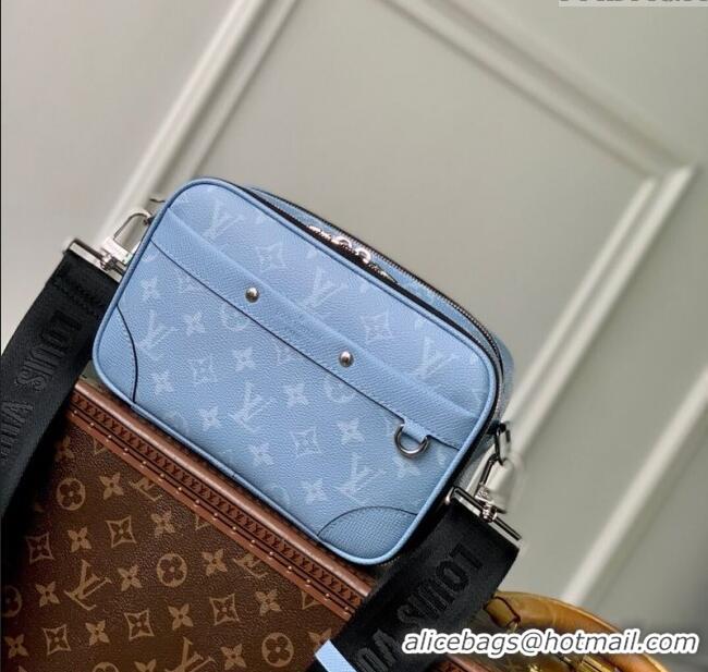 Big Discount Louis Vuitton Alpha Messenger Bag in Sky Blue Monogram Canvas and Leather M14073 2025