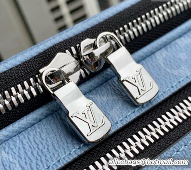 Big Discount Louis Vuitton Alpha Messenger Bag in Sky Blue Monogram Canvas and Leather M14073 2025