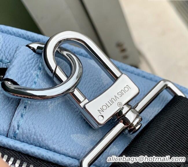 Big Discount Louis Vuitton Alpha Messenger Bag in Sky Blue Monogram Canvas and Leather M14073 2025