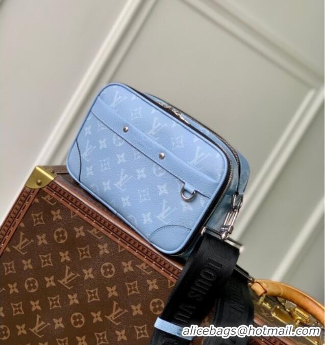 Big Discount Louis Vuitton Alpha Messenger Bag in Sky Blue Monogram Canvas and Leather M14073 2025