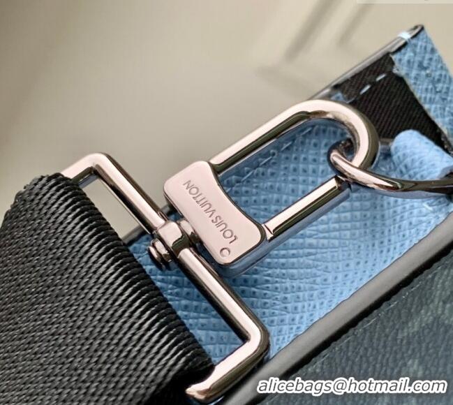 Most Popular Louis Vuitton Gaston Wearable Wallet Bag in Sky Blue Monogram Canvas and Leather M14114 2025