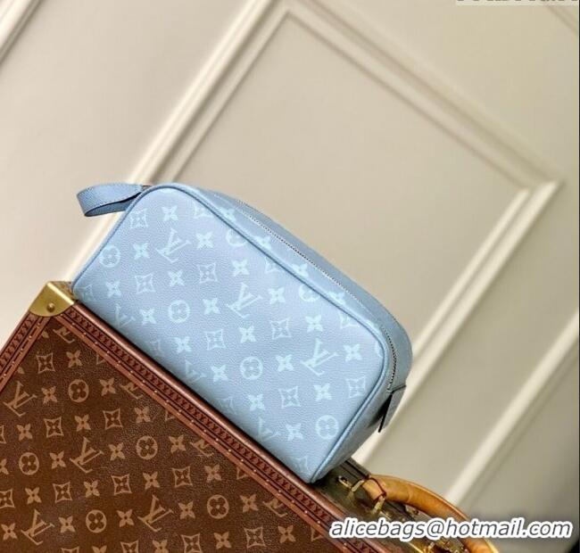 Grade Design Louis Vuitton Dopp Kit Bag in Sky Blue Monogram Canvas and Leather M14125 2025