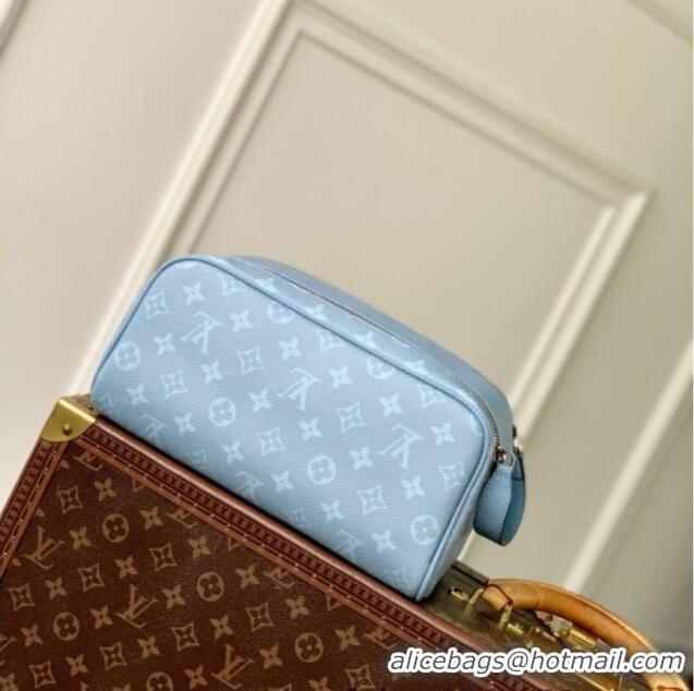 Grade Design Louis Vuitton Dopp Kit Bag in Sky Blue Monogram Canvas and Leather M14125 2025