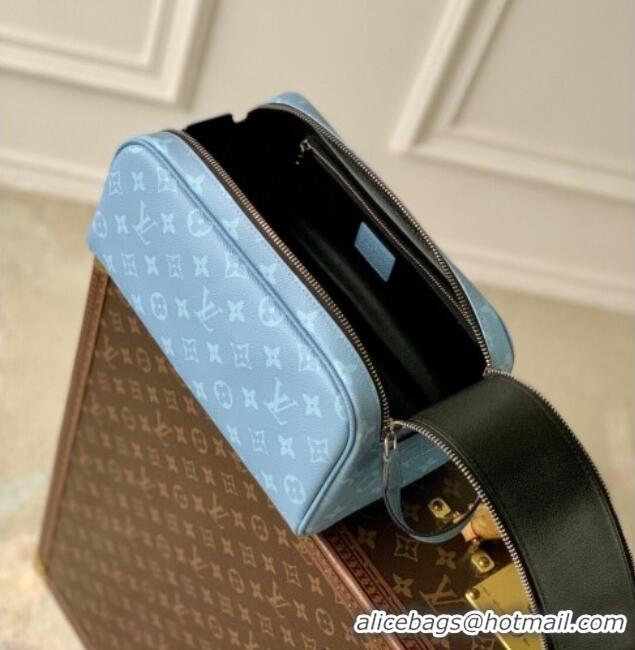 Grade Design Louis Vuitton Dopp Kit Bag in Sky Blue Monogram Canvas and Leather M14125 2025