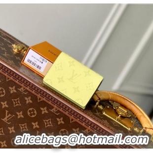Best Price Louis Vuitton Envelope Business Card Holder in Monogram Canvas and Leather M14118 Lemon Yellow 2025