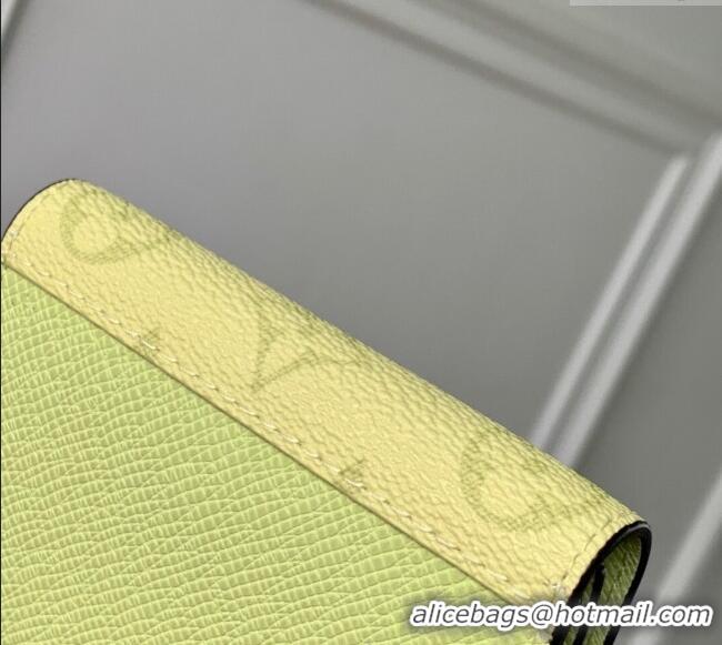 Best Price Louis Vuitton Envelope Business Card Holder in Monogram Canvas and Leather M14118 Lemon Yellow 2025