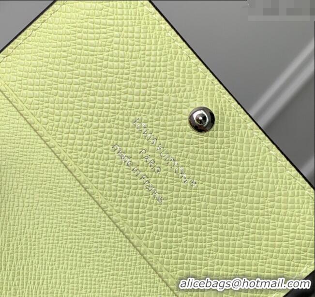 Best Price Louis Vuitton Envelope Business Card Holder in Monogram Canvas and Leather M14118 Lemon Yellow 2025
