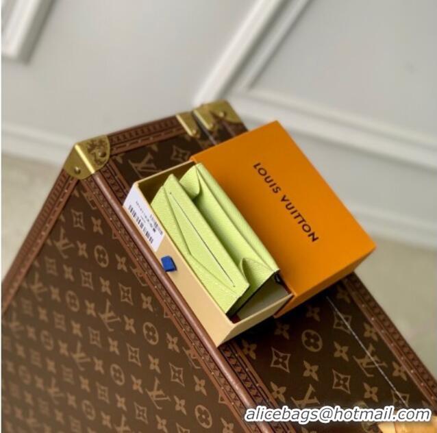 Best Price Louis Vuitton Envelope Business Card Holder in Monogram Canvas and Leather M14118 Lemon Yellow 2025