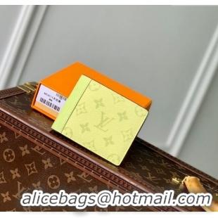 Buy Cheap Louis Vuitton Multiple Wallet in Sky Blue Monogram Canvas and Leather M14111 Lemon Yellow 2025