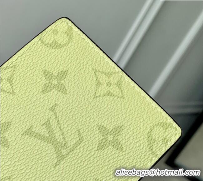 Buy Cheap Louis Vuitton Multiple Wallet in Sky Blue Monogram Canvas and Leather M14111 Lemon Yellow 2025