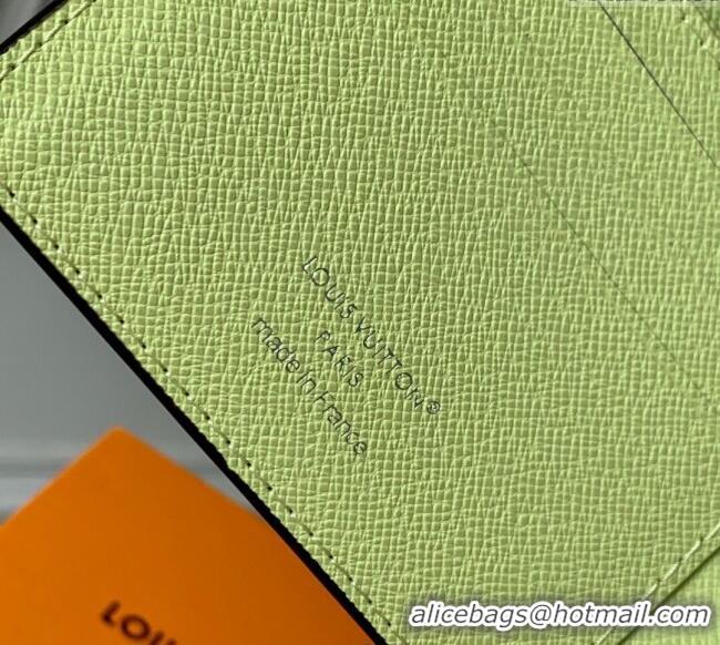 Buy Cheap Louis Vuitton Multiple Wallet in Sky Blue Monogram Canvas and Leather M14111 Lemon Yellow 2025
