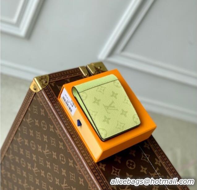 Buy Cheap Louis Vuitton Multiple Wallet in Sky Blue Monogram Canvas and Leather M14111 Lemon Yellow 2025