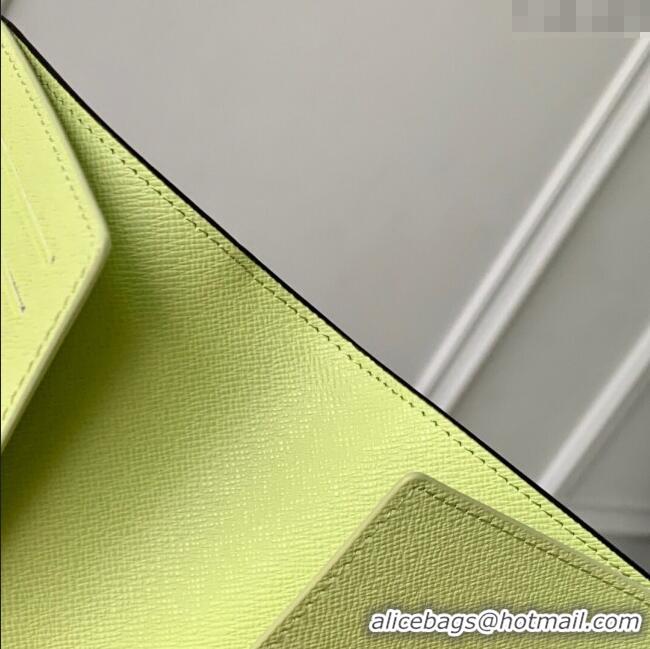 Top Grade Louis Vuitton Passport Cover in Lemon Yellow Monogram Canvas and Leather M14115 2025