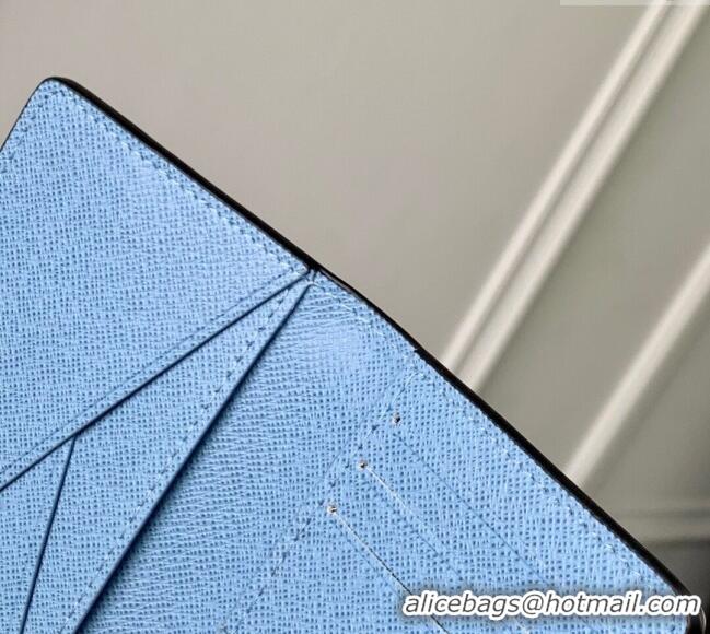 Promotional Louis Vuitton Pocket Organizer Wallet in Sky Blue Monogram Canvas and Leather M14112 2025