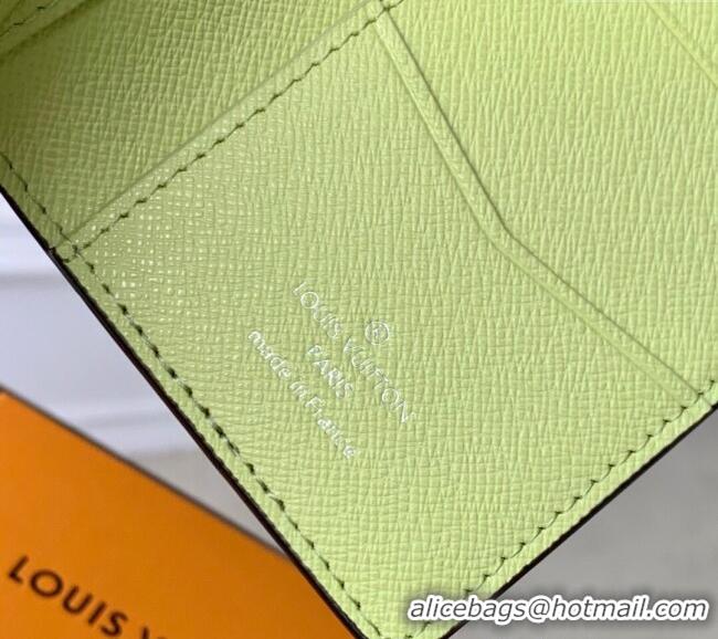 Unique Grade Louis Vuitton Pocket Organizer Wallet in Lemon Yellow Monogram Canvas and Leather M14113 2025
