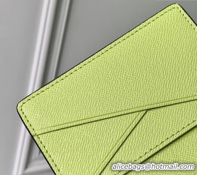 Unique Grade Louis Vuitton Pocket Organizer Wallet in Lemon Yellow Monogram Canvas and Leather M14113 2025