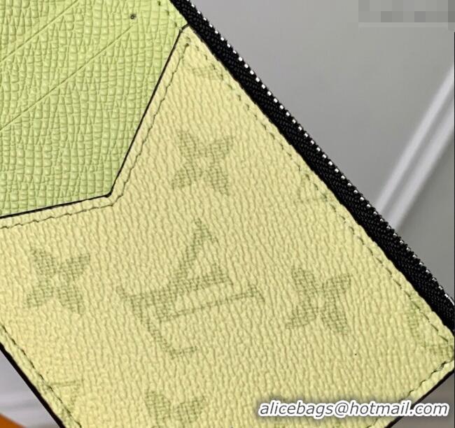 Grade Design Louis Vuitton Coin Card Holder in Lemon Yellow Monogram Canvas and Leather M14109 2025