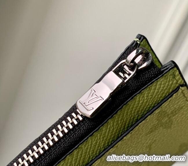 Grade Design Louis Vuitton Coin Card Holder in Lemon Yellow Monogram Canvas and Leather M14109 2025