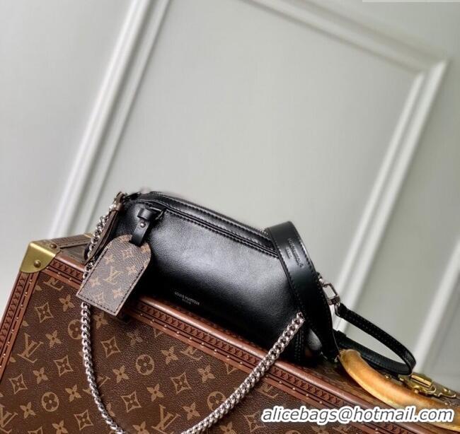 Trendy Design Louis Vuitton Pochette Vibe Bag in Lambskin leather M14544 Black 2025