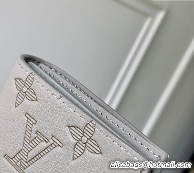 Promotional Louis Vuitton Passport Cover in Sand Grey Monogram Shadow Leather M14798 2025