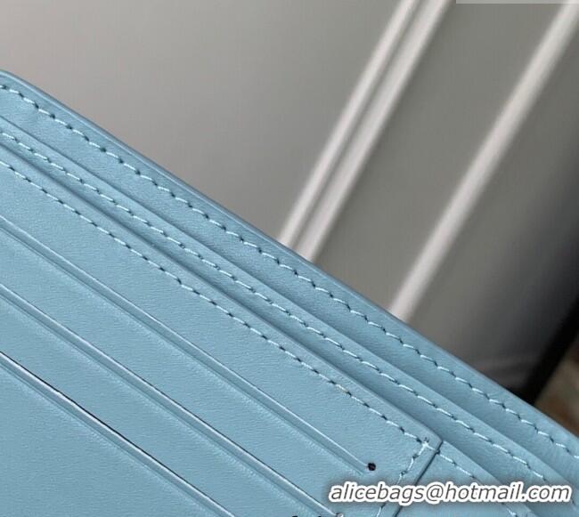 Grade Design Louis Vuitton Multiple Wallet in Sky Blue Monogram Shadow Leather M14802 2025