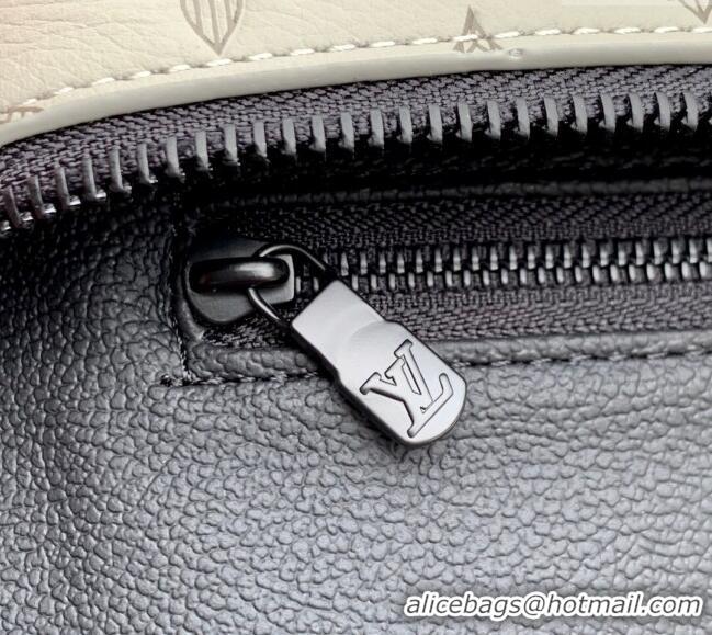 Buy Fashionable Louis Vuitton Dopp Kit Clutch in Sand Grey Monogram Shadow Leather M14843 2025