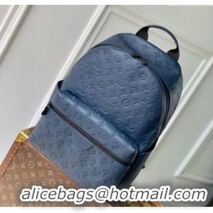 Super Quality Louis Vuitton Discovery Backpack PM Bag in Navy Blue Monogram Shadow Leather M14884 2025