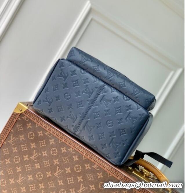 Super Quality Louis Vuitton Discovery Backpack PM Bag in Navy Blue Monogram Shadow Leather M14884 2025