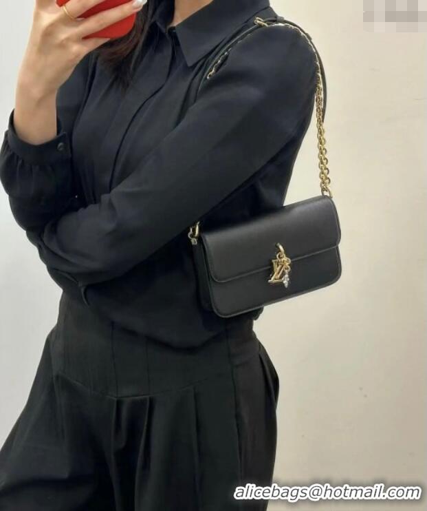 Promotional Louis Vuitton Wallet On Chain LV Bloom Mini Bag in Calf Leather M14547 Azure Blue 2025
