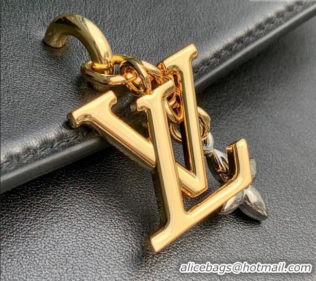 Promotional Louis Vuitton Wallet On Chain LV Bloom Mini Bag in Calf Leather M14564 Black 2025