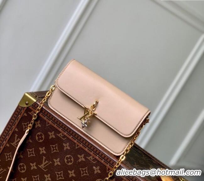 Top Grade Louis Vuitton Wallet On Chain LV Bloom Mini Bag in Calf Leather M14581 Macchiato Cream Beige 2025