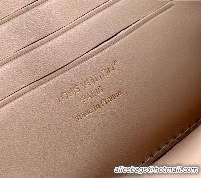 Top Grade Louis Vuitton Wallet On Chain LV Bloom Mini Bag in Calf Leather M14581 Macchiato Cream Beige 2025