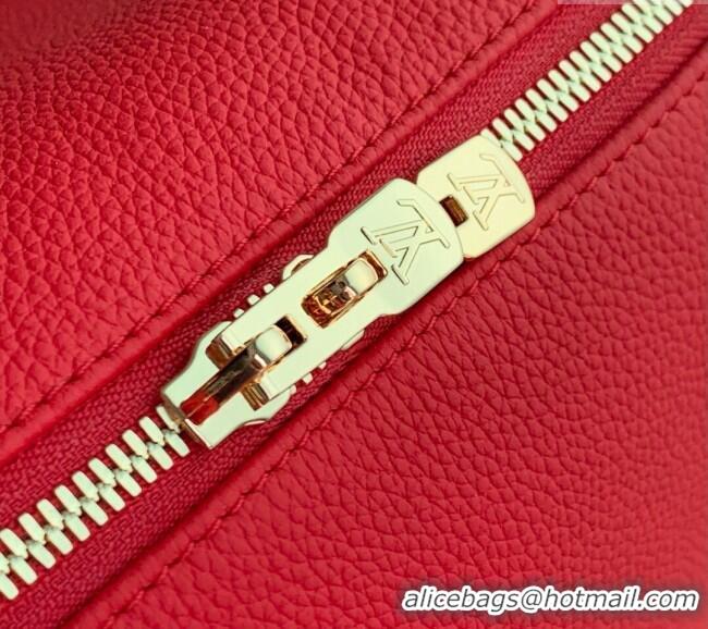 Top Grade Louis Vuitton Keepall Soft Bag in Grianed Leather M13667 Red 2025