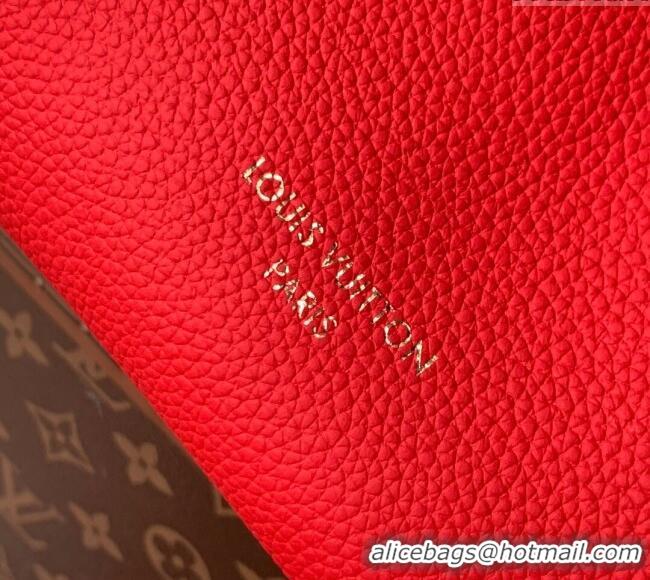 Top Grade Louis Vuitton Keepall Soft Bag in Grianed Leather M13667 Red 2025