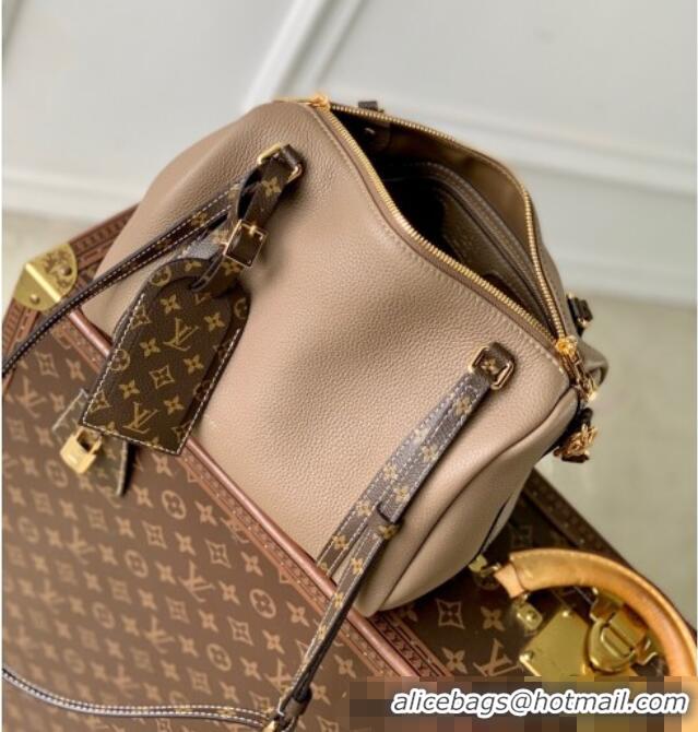 Inexpensive Louis Vuitton Keepall Soft Bag in Grained Leather M13667 Grey 2025