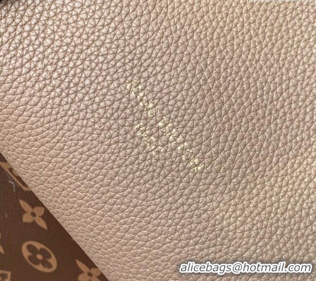 Inexpensive Louis Vuitton Keepall Soft Bag in Grained Leather M13667 Grey 2025