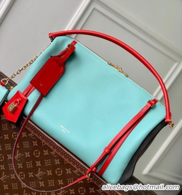 Promotional Louis Vuitton Large Keepall Soft Bag in Grained Leather M13668 Blue 2025