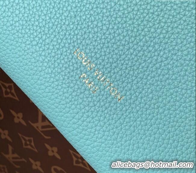 Promotional Louis Vuitton Large Keepall Soft Bag in Grained Leather M13668 Blue 2025
