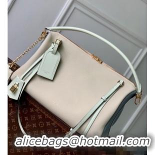 Top Quality Louis Vuitton Large Keepall Soft Bag in Grained Leather M13668 White 2025