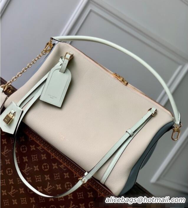 Top Quality Louis Vuitton Large Keepall Soft Bag in Grained Leather M13668 White 2025