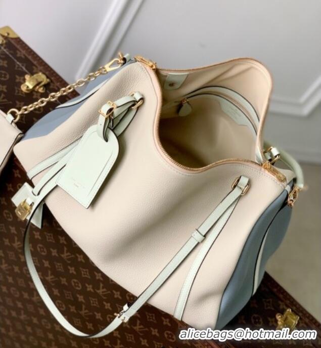 Top Quality Louis Vuitton Large Keepall Soft Bag in Grained Leather M13668 White 2025