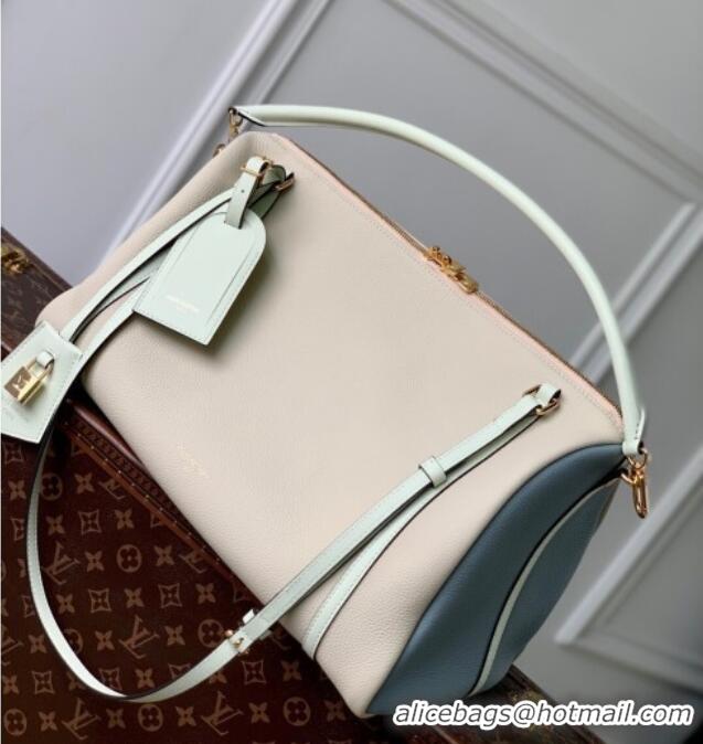 Top Quality Louis Vuitton Large Keepall Soft Bag in Grained Leather M13668 White 2025