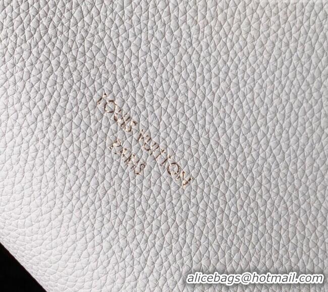 Top Quality Louis Vuitton Large Keepall Soft Bag in Grained Leather M13668 White 2025