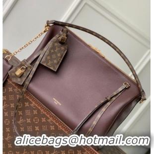 Good Product Louis Vuitton Large Keepall Soft Bag in Grained Leather M13668 Dark Burgundy 2025