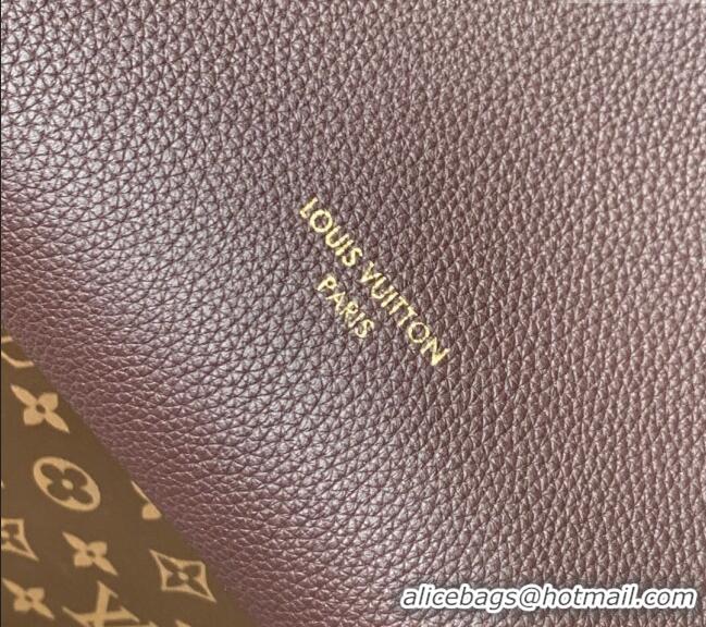 Good Product Louis Vuitton Large Keepall Soft Bag in Grained Leather M13668 Dark Burgundy 2025