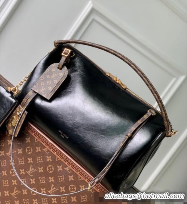 Trendy Design Louis Vuitton Large Keepall Soft Bag in Shiny Leather M13668 Black 2025