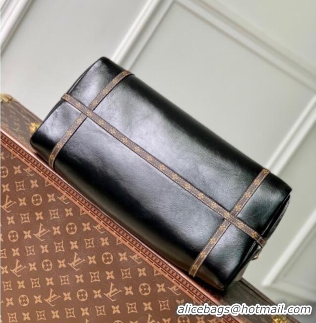 Trendy Design Louis Vuitton Large Keepall Soft Bag in Shiny Leather M13668 Black 2025