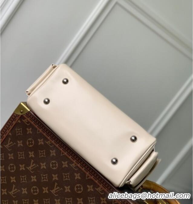 Good Product Louis Vuitton Speedy Cargo Vibe Bag in Lambskin Leather M12965 Vanilla White 2025