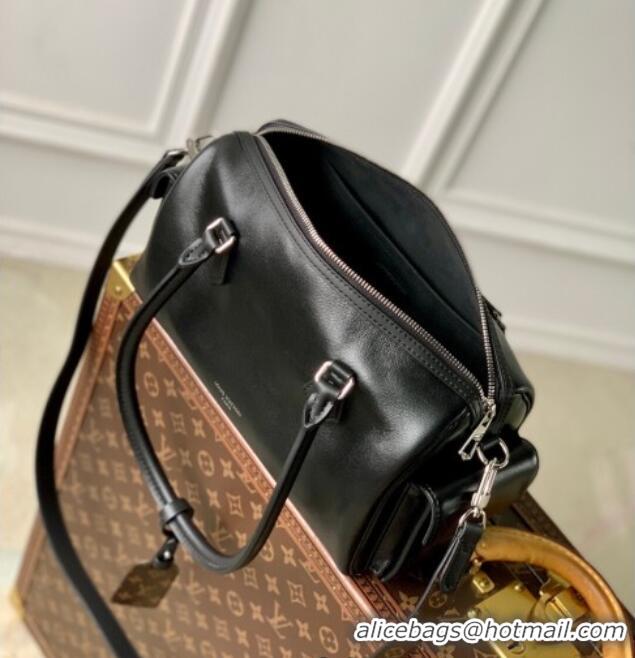 Super Quality Louis Vuitton Speedy Cargo Vibe Bag in Lambskin Leather M12934 Black 2025