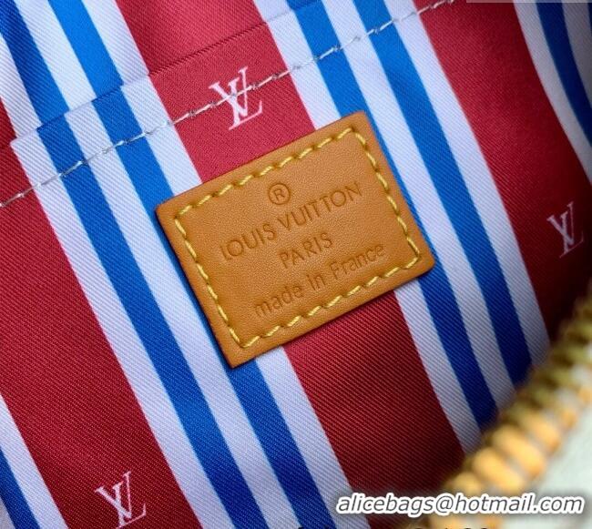 Buy Discount Louis Vuitton Keepall Bandouliere 25 Bag in Monogram Heritage Canvas M15076 Off-White 2025